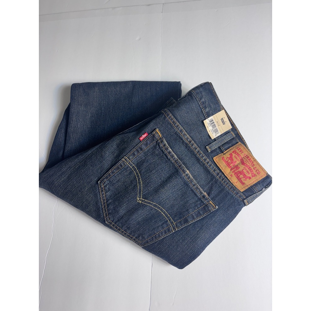 Levis 559 Relaxed Straight Jeans Mens 38x38 Dark Wash Blue Denim 01559-2765 NEW